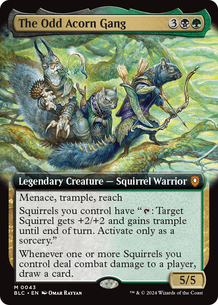 Le Gang du gland étrange (Extended Art) [Commander de Bloomburrow]