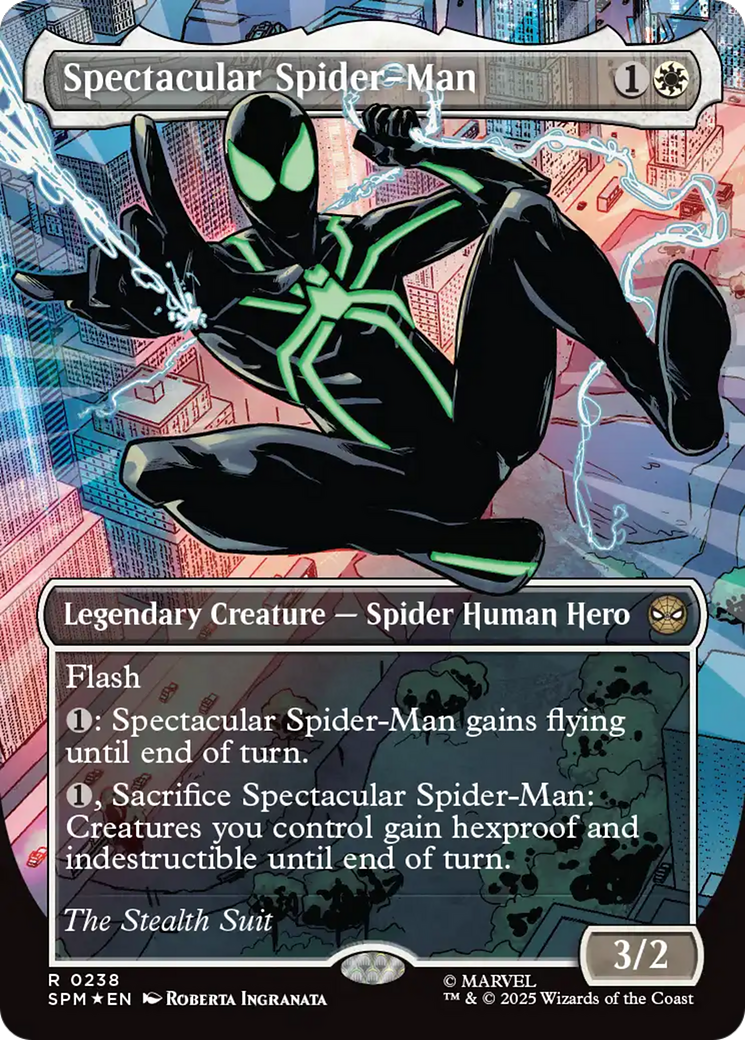 Spectacular Spider-Man (0238) (Sans bordure) (Feuille texturée) [Marvel's Spider-Man]