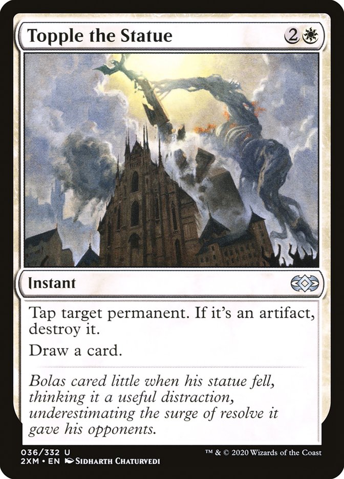 Renverser la statue [Double Masters]