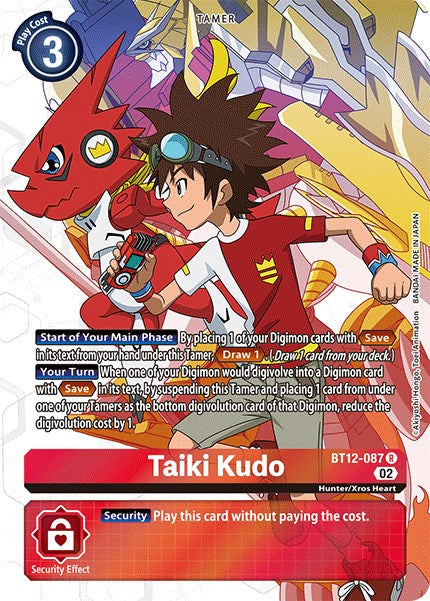 Taiki Kudo [BT12-087] (Arte alternativo) [Across Time]