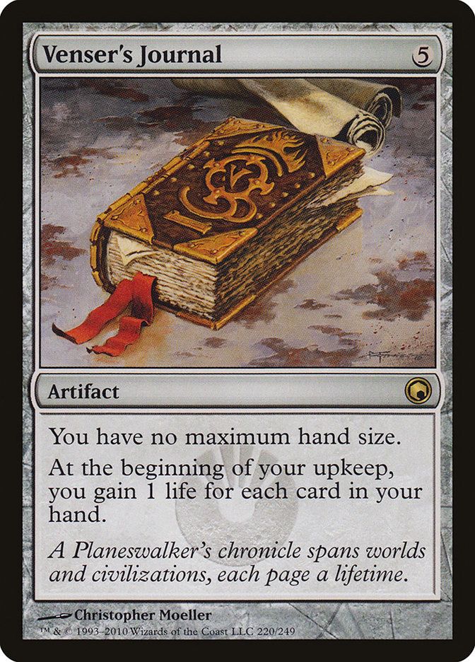 Journal de Venser [Cicatrices de Mirrodin]