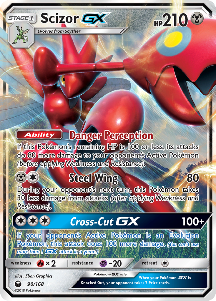 Scizor GX (90/168) [Sol y Luna: Tormenta Celestial]