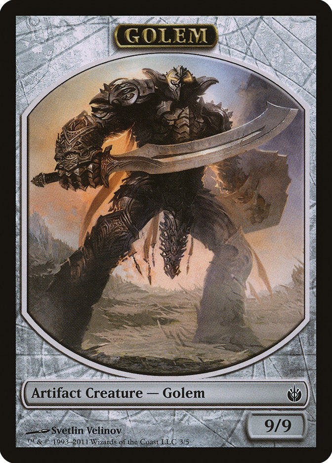 Jeton de golem [Jetons de Mirrodin assiégé]