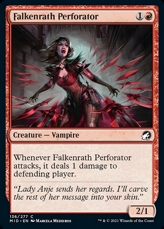 Perforateur de Falkenrath [Innistrad : Chasse de Minuit]