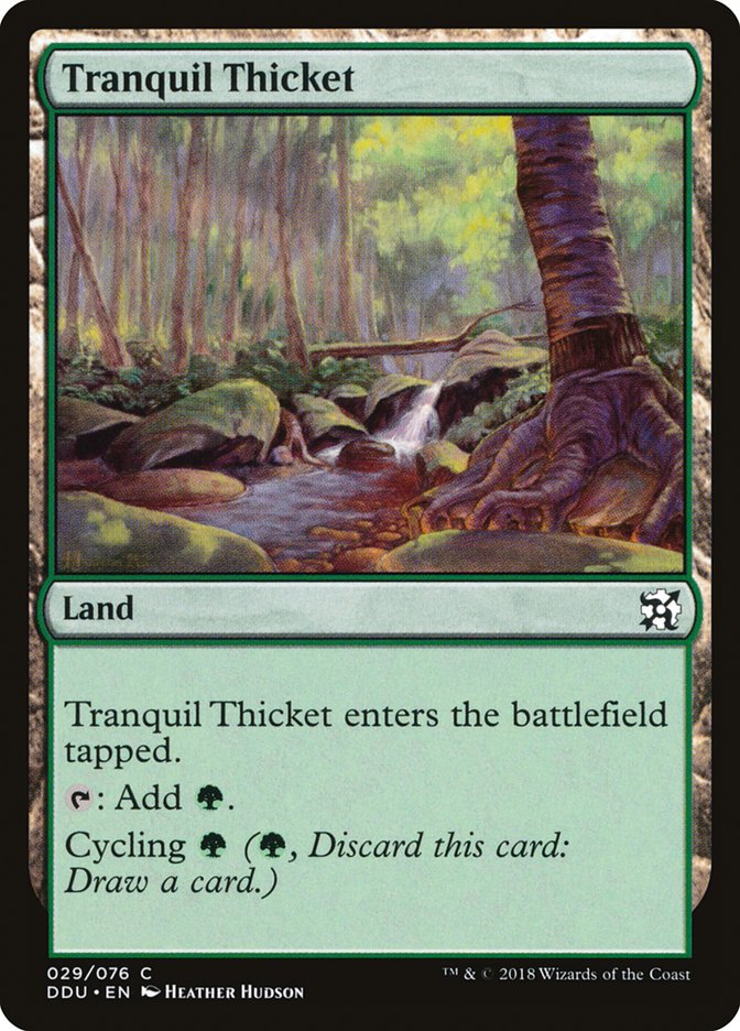 Fourré tranquille [Duel Decks: Elves vs. Inventors]