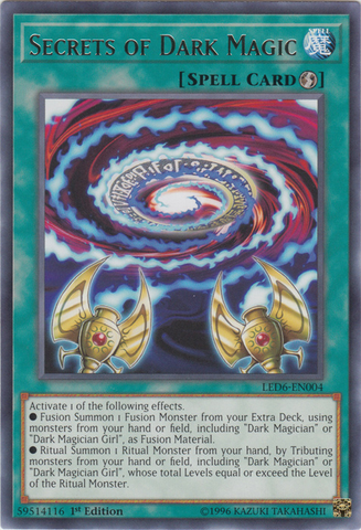 Secretos de Magia Oscura [LED6-EN004] Rara