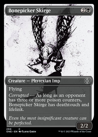 Gargajo carroñero (Exhibición de Icor) [Phyrexia: All Will Be One]