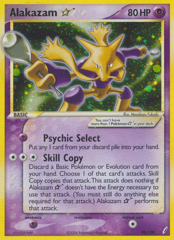 Alakazam Star (99/100) [EX: Gardiens du Cristal]