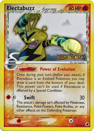 Electabuzz (29/101) (Especie Delta) (Estampada) [EX: Frente Batalla]