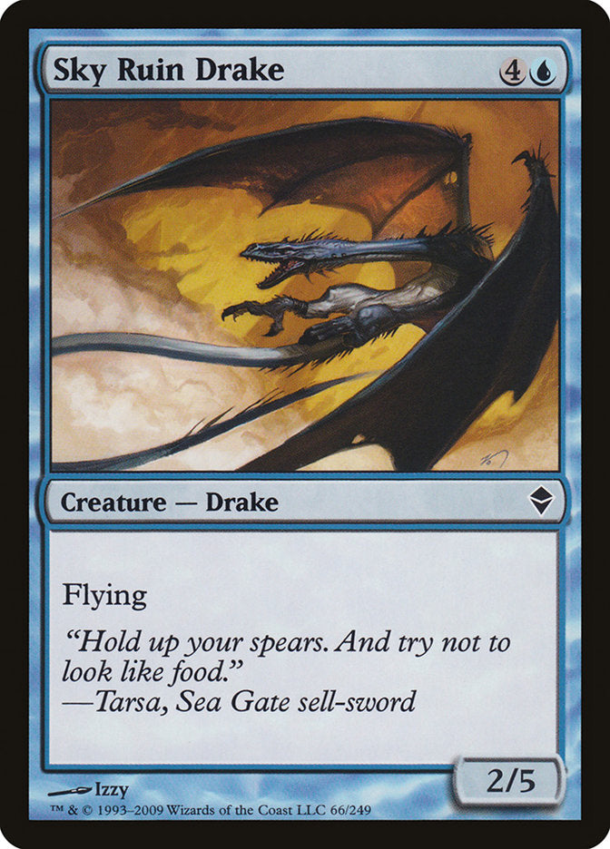 Dragon Céleste en Ruines [Zendikar]