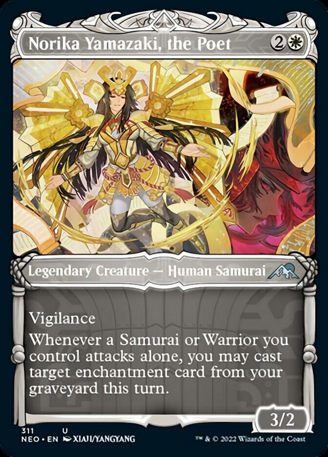 Norika Yamazaki, la poétesse (Samouraï d'honneur) [Kamigawa : Dynastie Néon]
