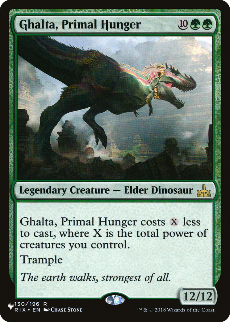 Ghalta, la Faim primordiale [The List]