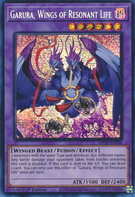 Garura, Ailes de la Vie Résonnante [MP23-FR148] Secret Rare Prismatique