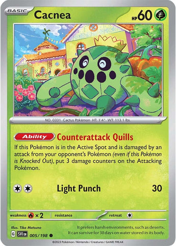 Cacnea (005/198) [Écarlate et Violet : Set de base]