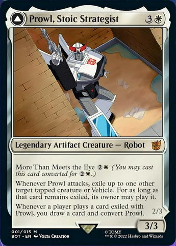 Prowl, Estratega Estoico // Prowl, Vehículo de Persecución [Transformers]