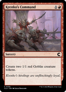 Commandement de Krenko [Ravnica: Clue Edition]