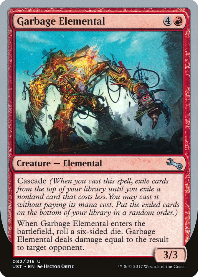 Elemental de Basura (Criatura 3/3) [Inestable]
