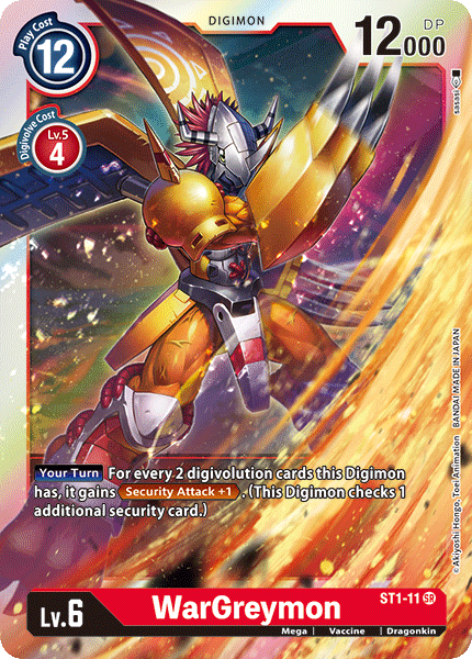 WarGreymon [ST1-11] [Mazo Inicial: Gaia Red]