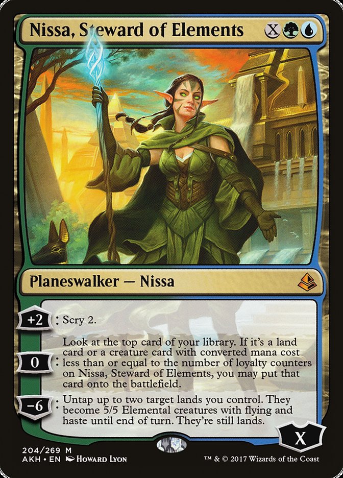 Nissa, guardiana de los elementos [Amonkhet]