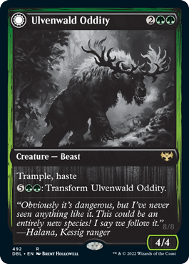 Bizarre créature d'Ulvenwald // Béhémoth d'Ulvenwald [Innistrad: Double Feature]