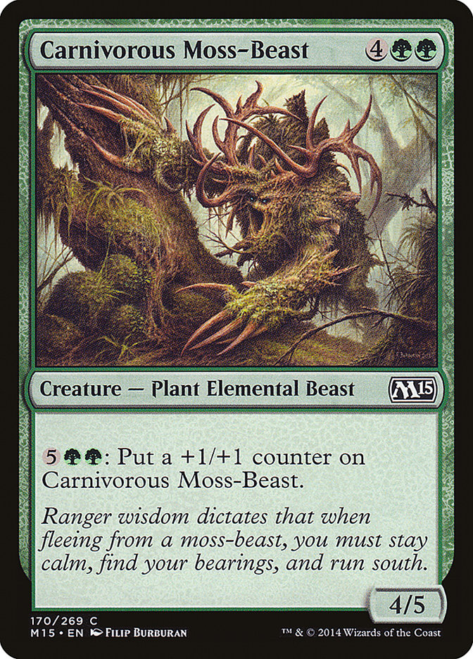 Bestia de musgo carnívora [Magic 2015]
