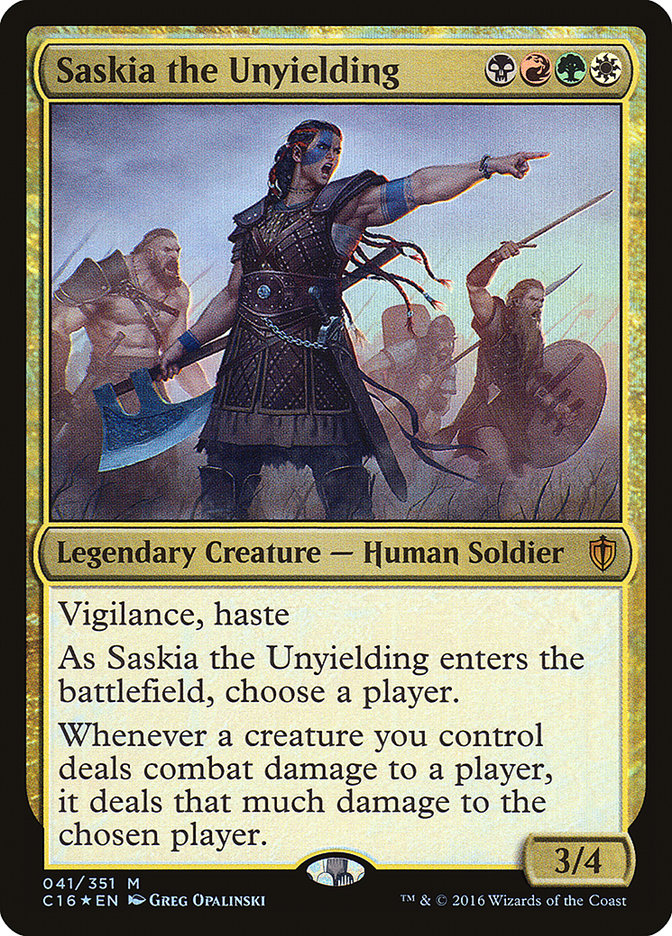 Saskia l'Infatigable [Commander 2016]