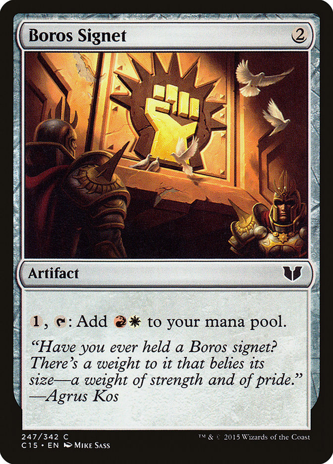 Cachet de Boros [Commander 2015]