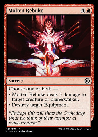 Reprimenda fundida [Phyrexia: All Will Be One]