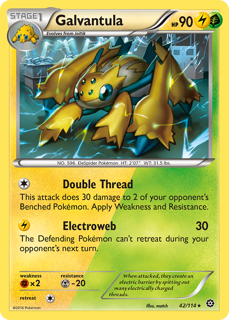 Galvantula (42/114) [XY: Offensive Vapeur]