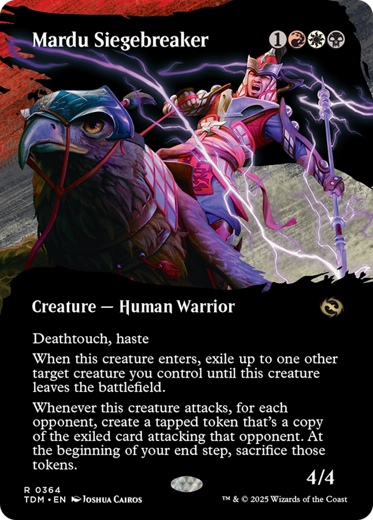 Brise-siège mardu (sans bordure) [Tarkir : la Tempête draconique]