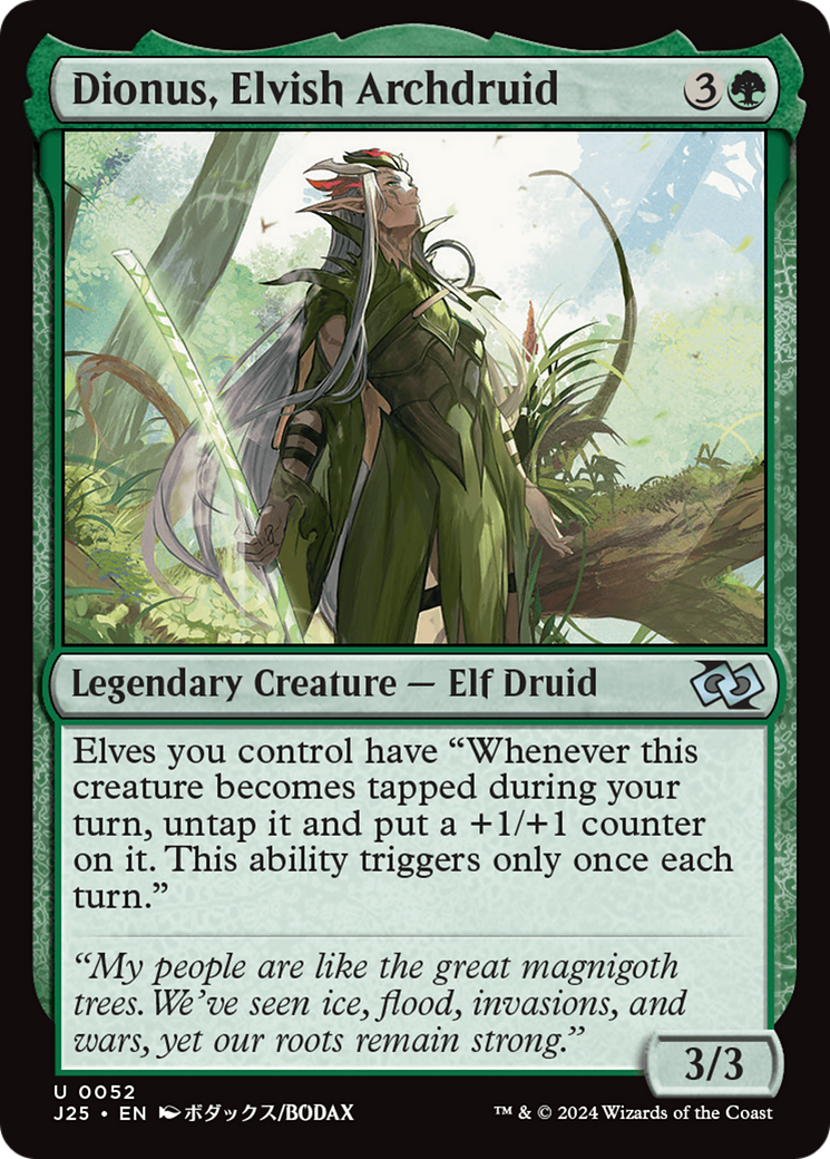 Dionus, archidruide elfe (Anime) [Démarrage des Fondations]