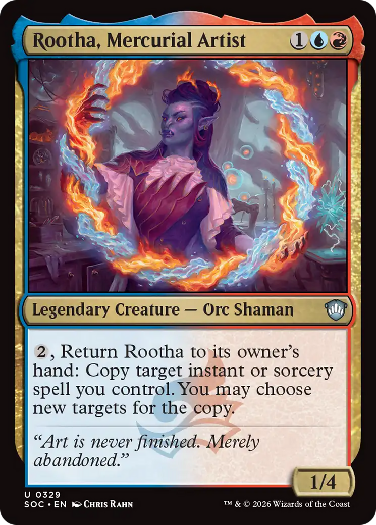 Rootha, artiste mercurielle [Commander Les Mystères de Strixhaven]