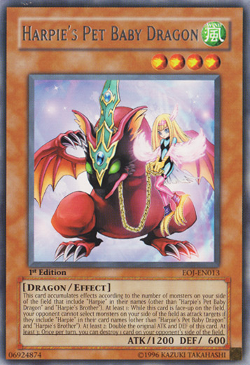 Bébé Dragon Ailé de Harpie [EOJ-FR013] Rare