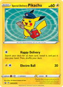 Pikachu Livraison Spéciale (EB074) [Épée et Bouclier : Cartes Promo Étoile Noire]