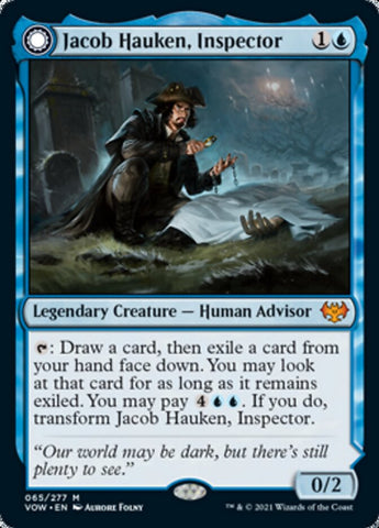 Jacob Hauken, inspector // La visión de Hauken [Innistrad: Voto Carmesí]