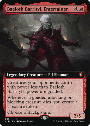 Baeloth Barrityl, Artista (Arte Extendido) [Commander Legends: Battle for Baldur's Gate]
