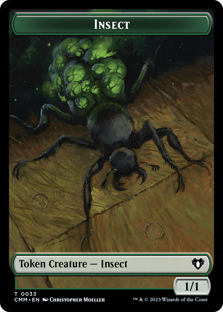 Insecte Jeton [Jetons Commander Masters]
