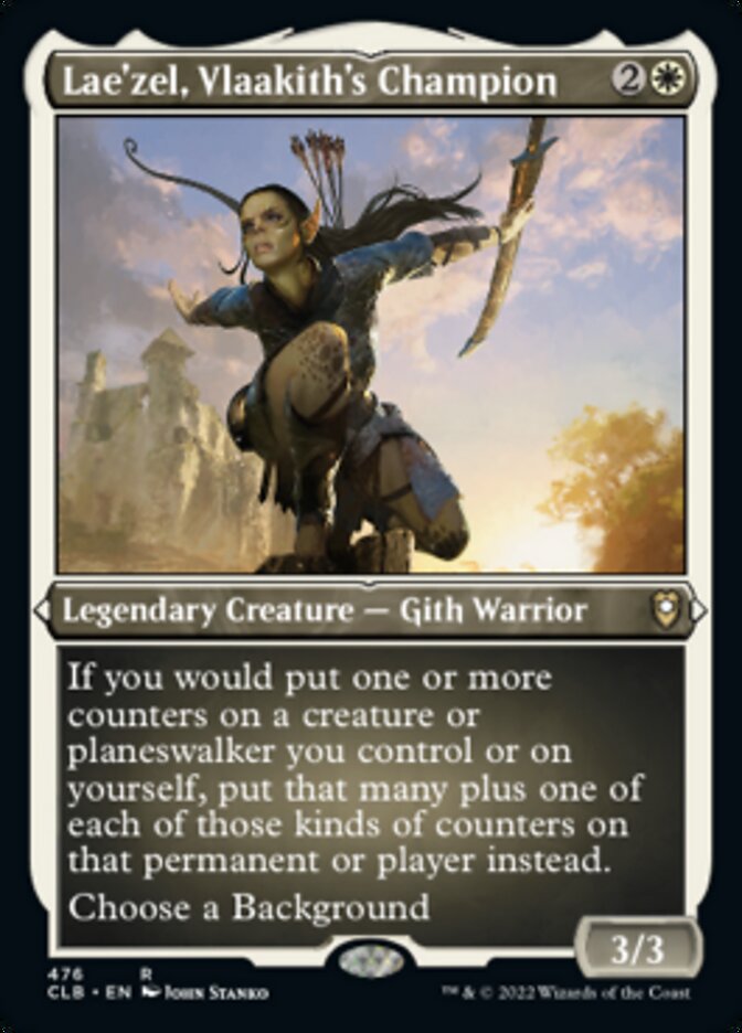 Lae'zel, championne de Vlaakith (gravée à l'acide) [Commander Legends : Battle for Baldur's Gate]