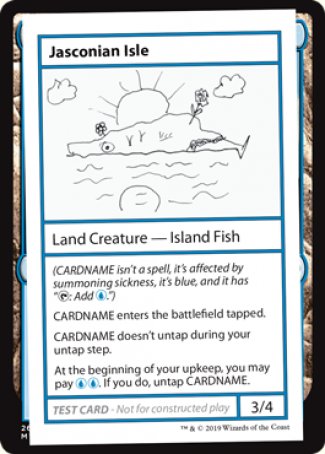L'Île de Jascon (Édition 2021) [Cartes de test Mystère Booster]