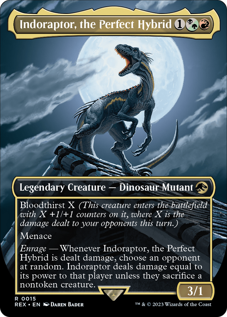 Indoraptor, le parfait hybride (Sans bordure) [Collection Jurassic World]