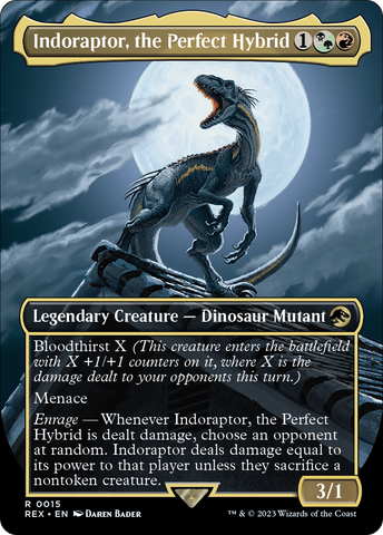 Indoraptor, le parfait hybride (Sans bordure) [Collection Jurassic World]