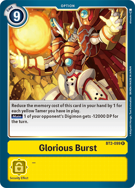 Estallido Glorioso [BT2-099] [Lanzamiento de Booster Especial Ver.1.5]