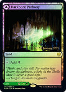 Passage de la Forteresse noire // Passage de la Forteresse rampante [Cartes promos d'avant-première Kaldheim]