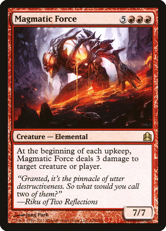 Force magmatique [Commander 2011]