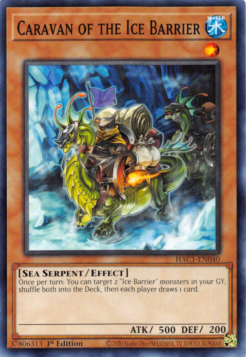 Caravane de la Barrière de Glace (Terminal de Duel) [HAC1-FR040] Parallel Rare