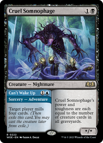 Somnophage cruel // Réveil impossible [Les friches d’Eldraine]