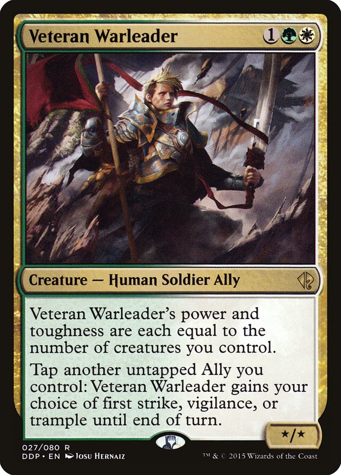 Chef de guerre vétéran [Duels du Zendikar contre les Eldrazi]
