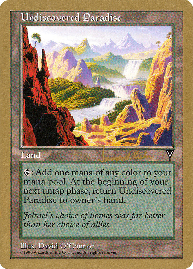 Paradis inexploré (Janosch Kuhn) [Decks des Championnats du monde 1997]