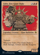 Zalto, duc géant du Feu (carte vitrine) [Donjons & Dragons : Adventures in the Forgotten Realms]
