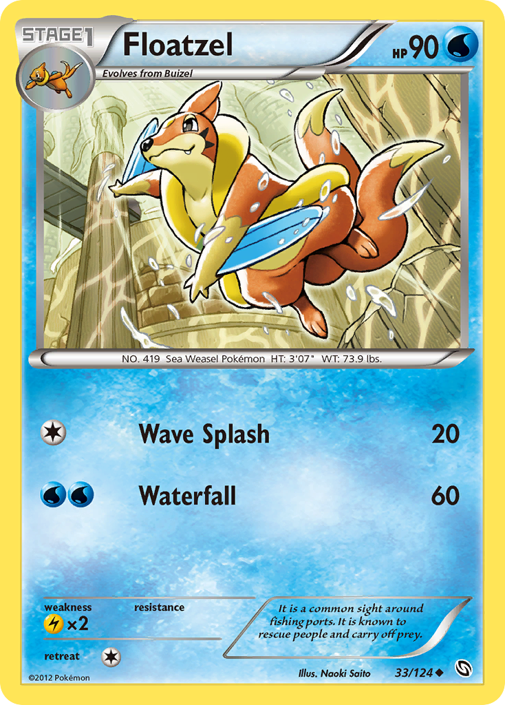 Floatzel (33/124) [Negro y Blanco: Dragones Exaltados]
